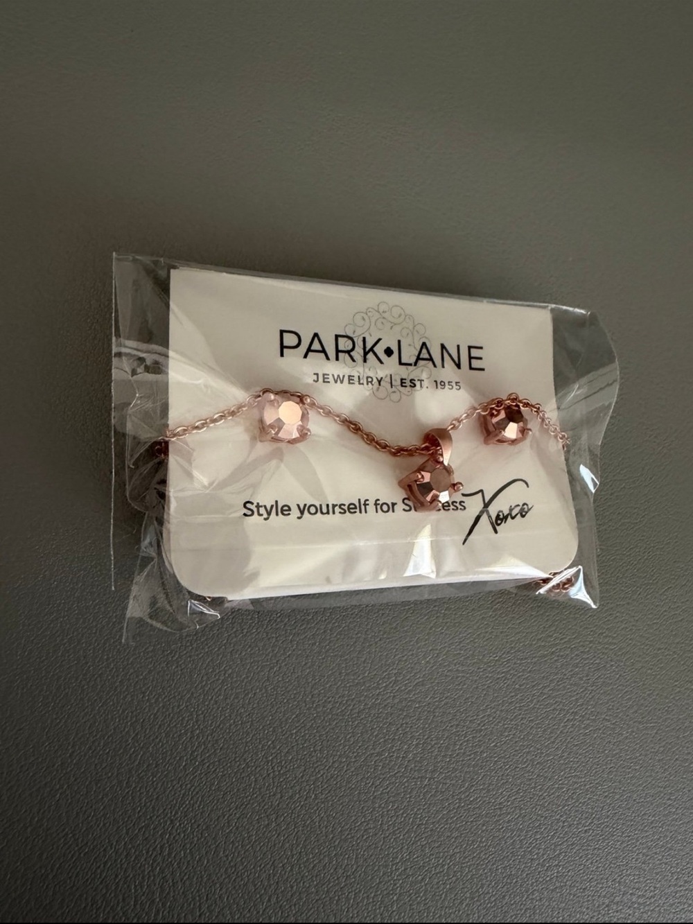 Park Lane Rose Gold Signature Impression Set